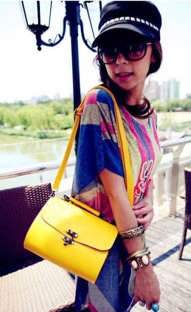 Clutch Bag BG410 Yellow