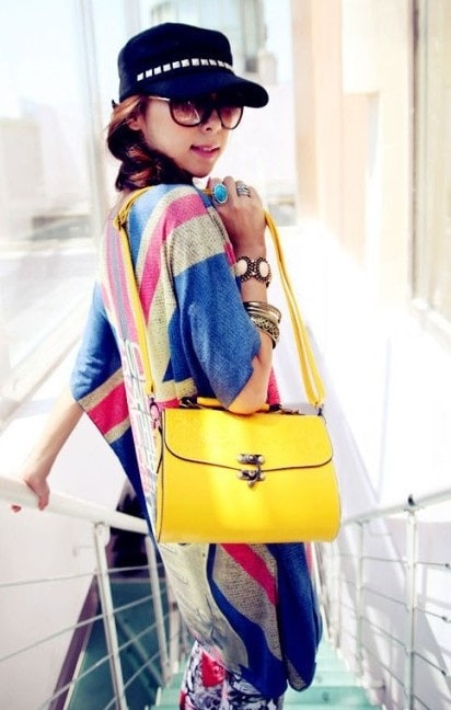 Clutch Bag BG410 Yellow