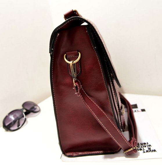 Shoulder Bag BG489 Red Wine