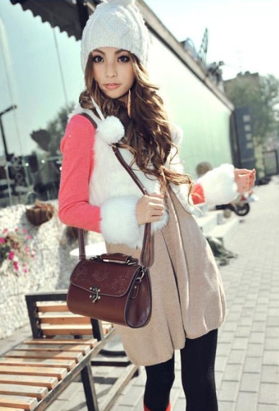 Shoulder Bag BG503 Dark Brown