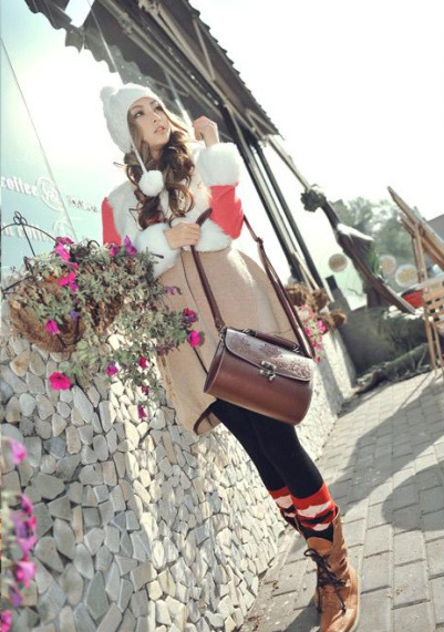 Shoulder Bag BG503 Dark Brown