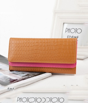 Korea Flip Leather Wallet BG518 Brown