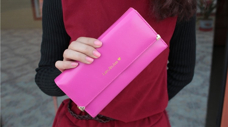 Korea Long Wallet BG542 Pink