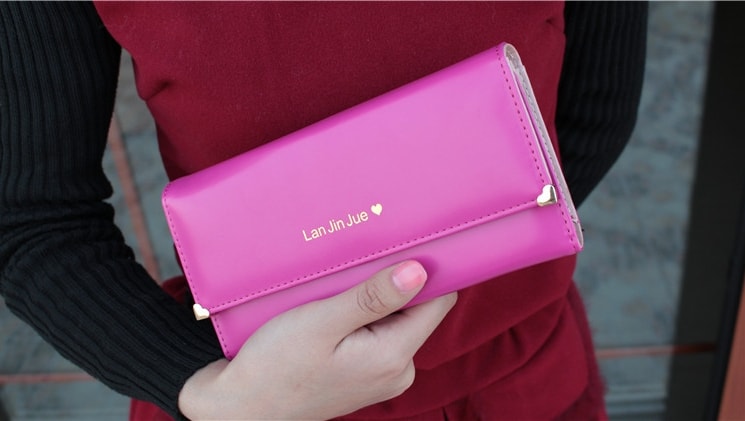 Korea Long Wallet BG542 Pink