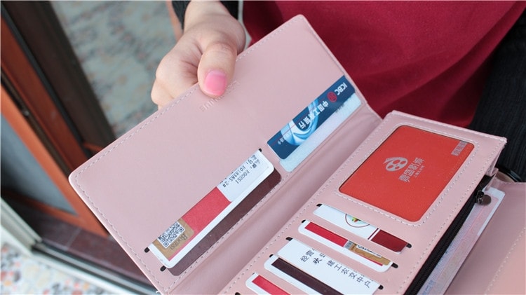 Korea Long Wallet BG542 Pink