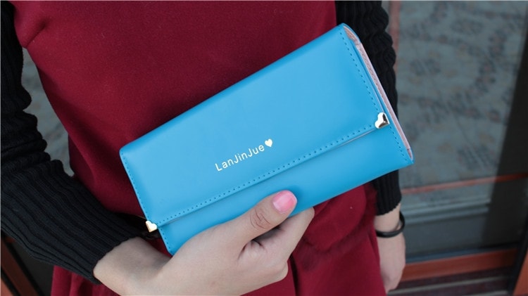 Korea Long Wallet BG547 Blue