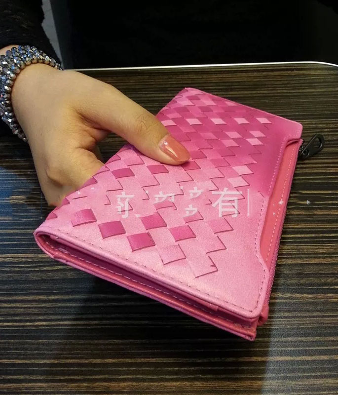 Dompet Korea Kulit Asli BG583 Pink