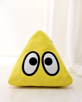 Cute Canvas Backpack BG586 Yellow