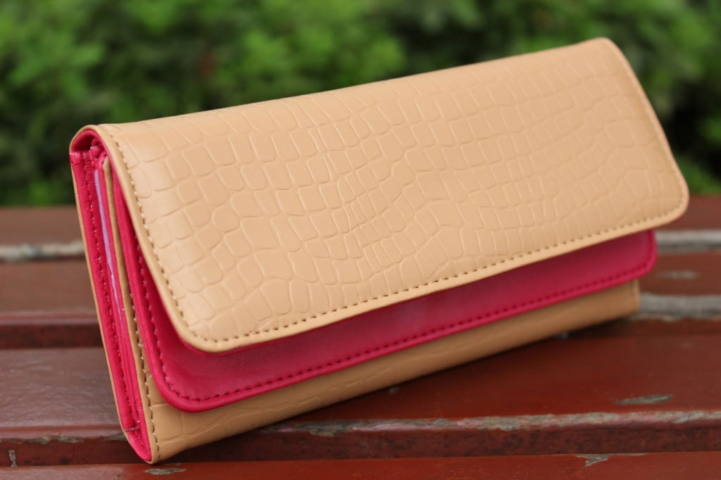 Korea Flip Leather Wallet BG595 Brown