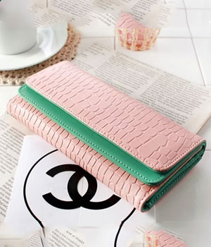 Korea Flip Leather Wallet BG596 Pink