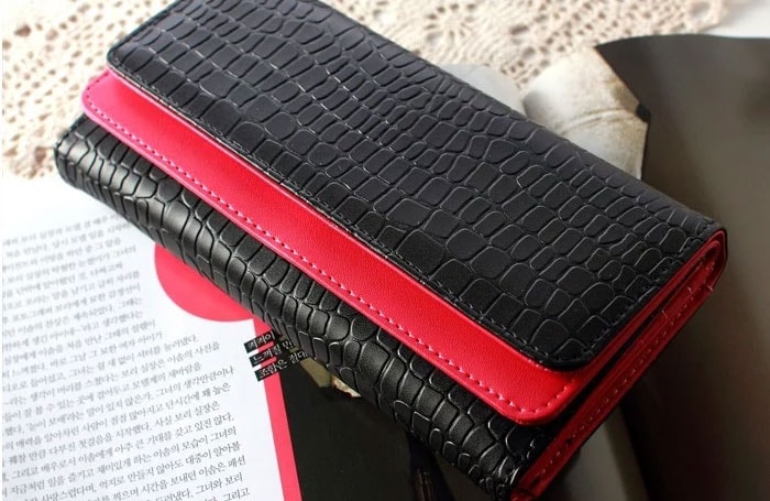 Korea Flip Leather Wallet BG599 Black