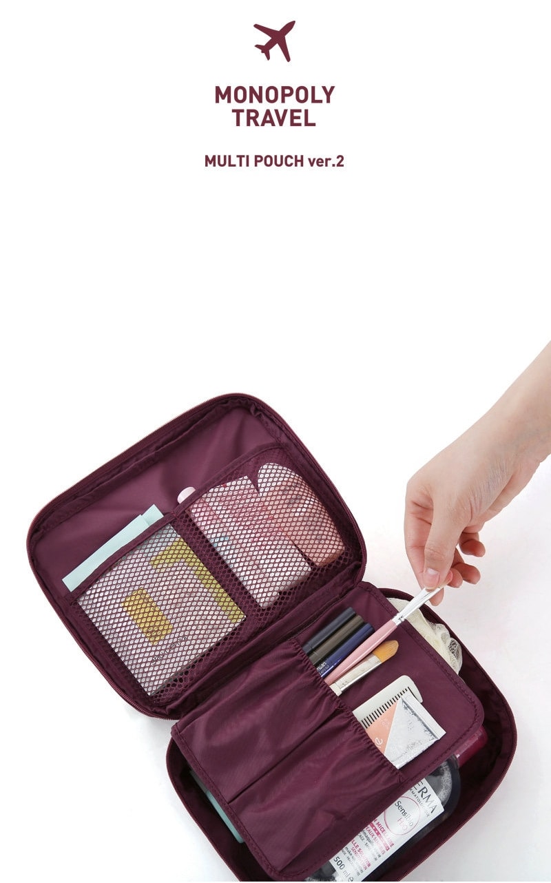 Tas Travel Korea Import BG622 Burgundy