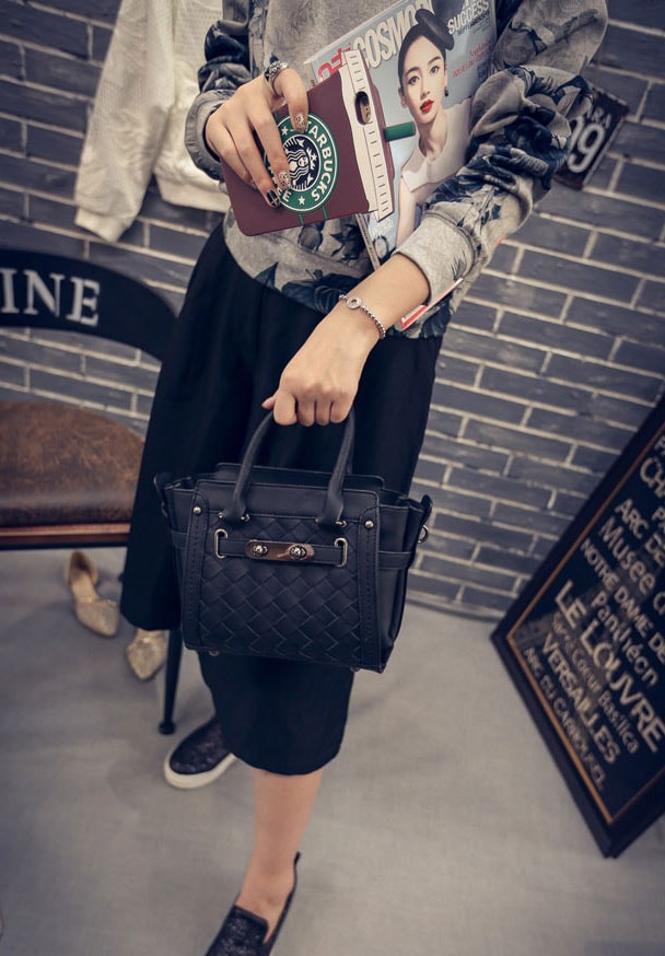 Tas Handbag Import Premium BG639 Black