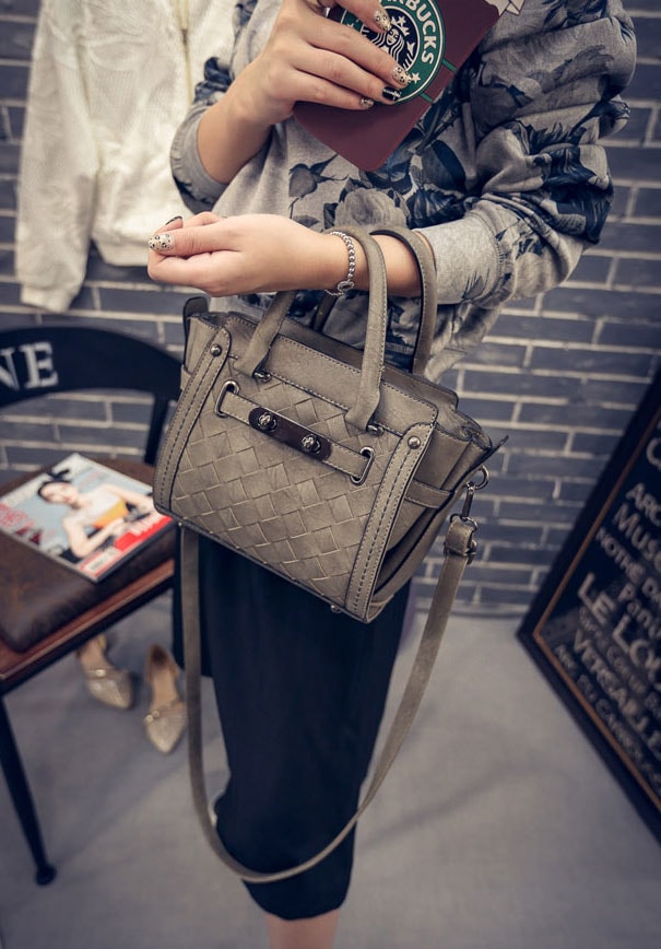 HandBag Import Premium BG641 Gray