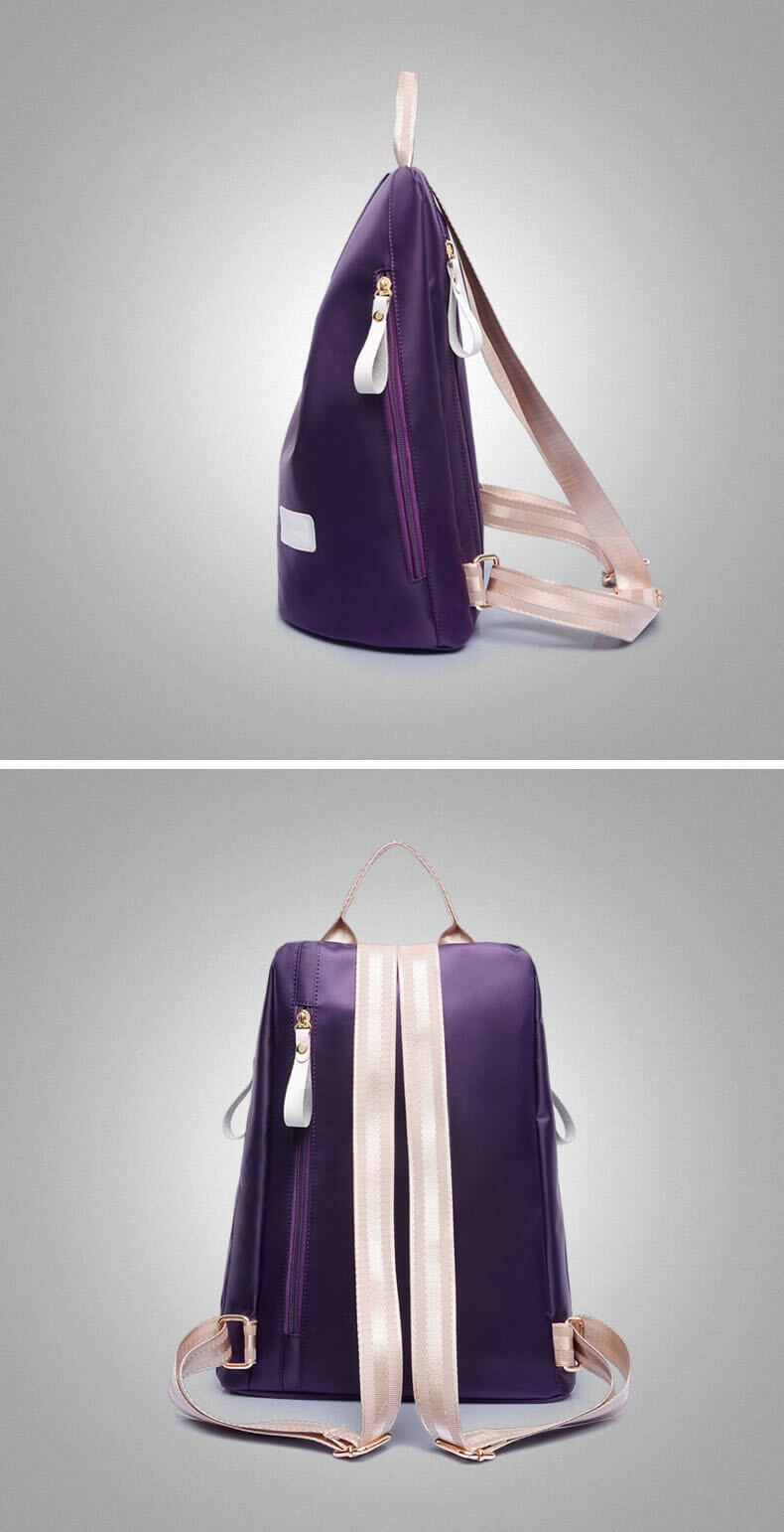 Trendy Backpack Set Import BG659 Purple