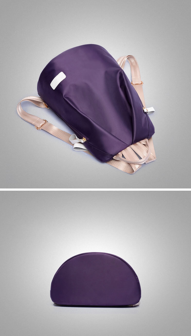 Trendy Backpack Set Import BG659 Purple