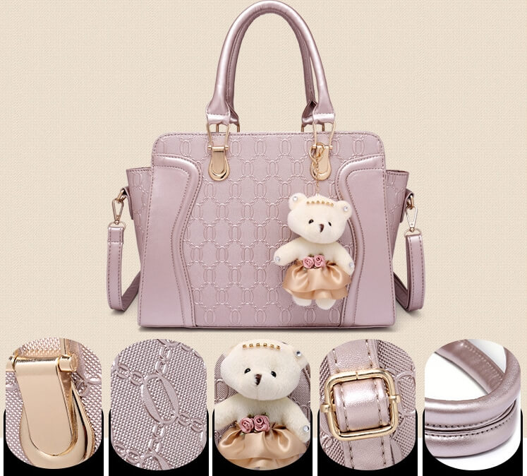 Tas Premium Satu Set Import BG660 Pink