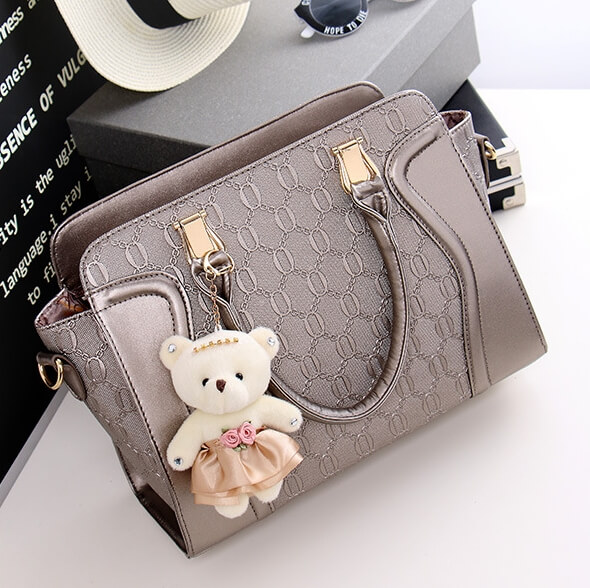 Tas Premium Satu Set Import BG661 Gray