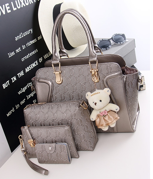 Tas Premium Satu Set Import BG661 Gray