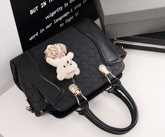 Tas Premium Satu Set Import Bag BG662 Black