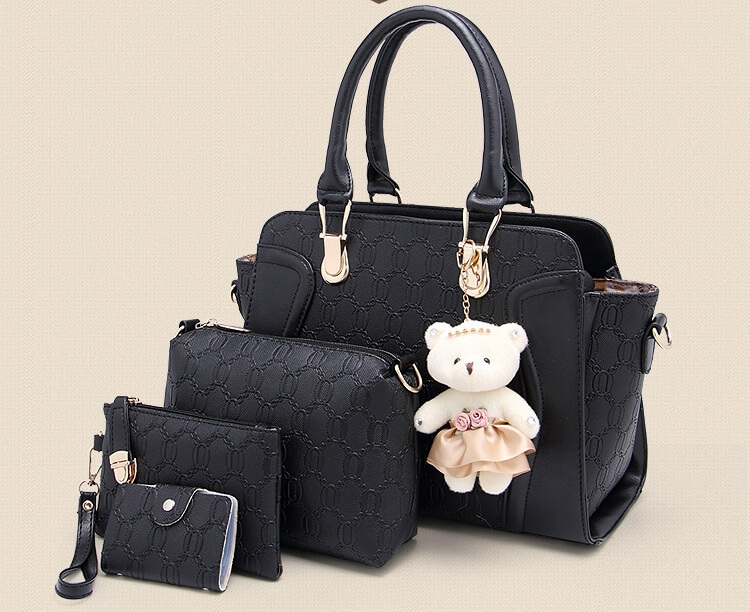 Tas Premium Satu Set Import Bag BG662 Black