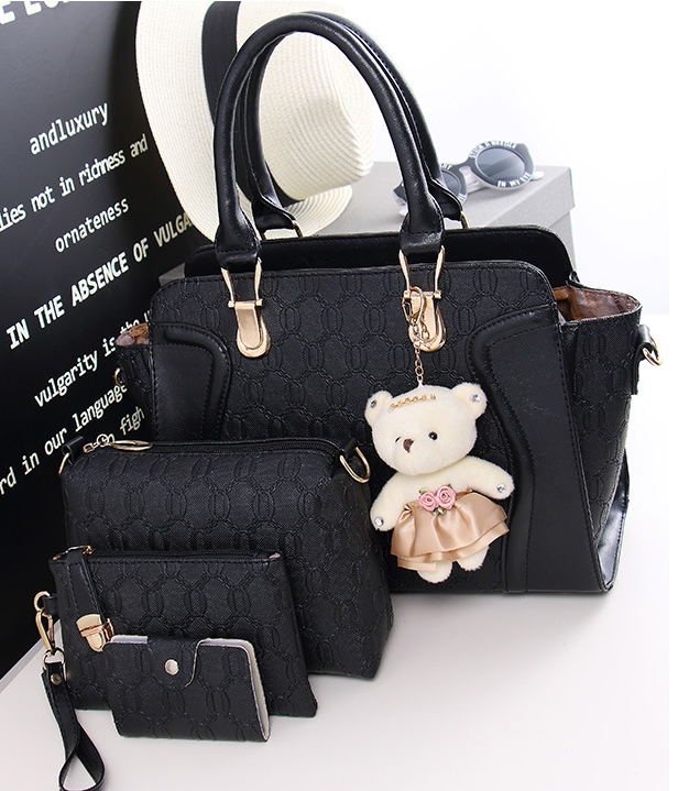 Tas Premium Satu Set Import Bag BG662 Black