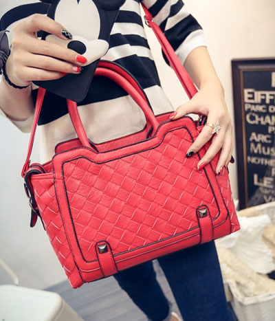 Cross Hand Bag Import BG680 Red