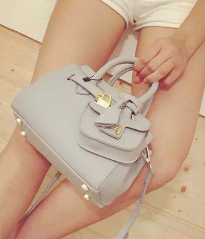 Hand Bag Chain Set Import BG688 Gray