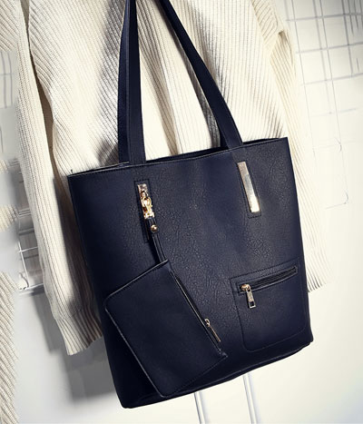 Hand Bag Import Big Size BG698 Black