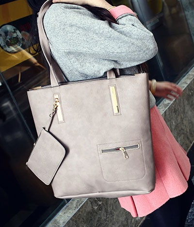 Hand Bag Import Big Size BG699 Khaki