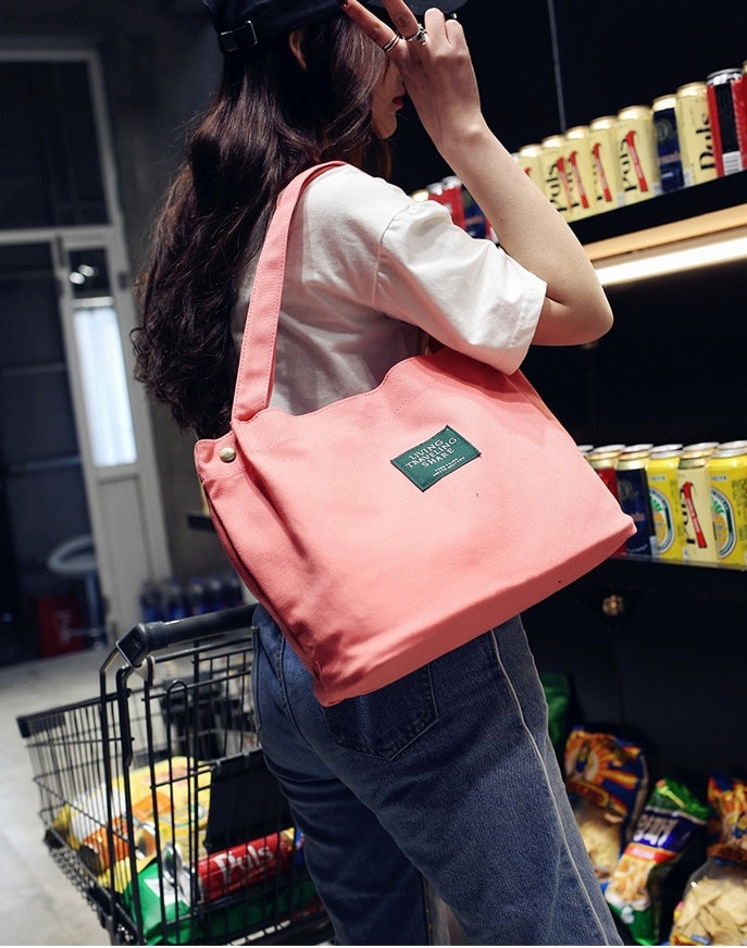 Canvas Korea Shoulder Bag BG722 Salem