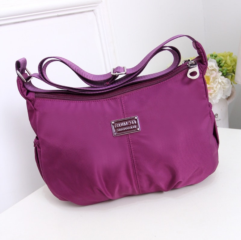 Waterproof Shoulder Bag BG736 Purple