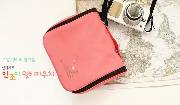 Tas Travel Toiletries Import BG742 pink