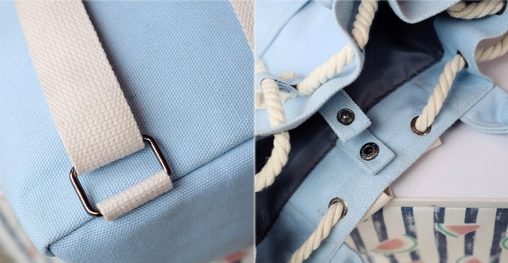 Casual Canvas Backpack Import BG752 Green