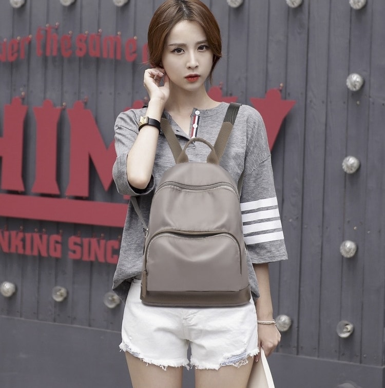 Casual Backpack Korea Import BG759 Brown