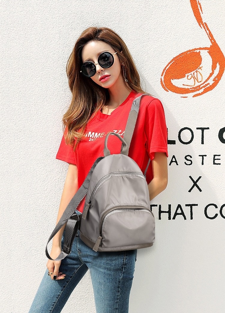 Casual Backpack Korea Import BG759 Brown