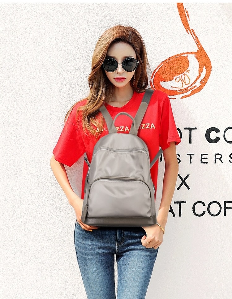 Casual Backpack Korea Import BG759 Brown