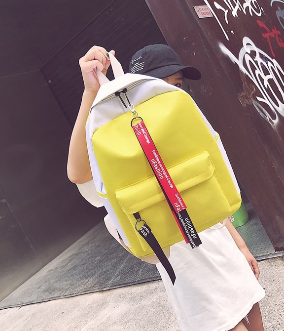 Colorful Trendy HP Backpack BG760 Yellow