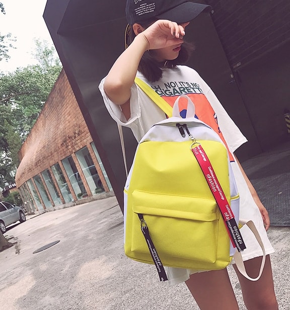 Colorful Trendy HP Backpack BG760 Yellow