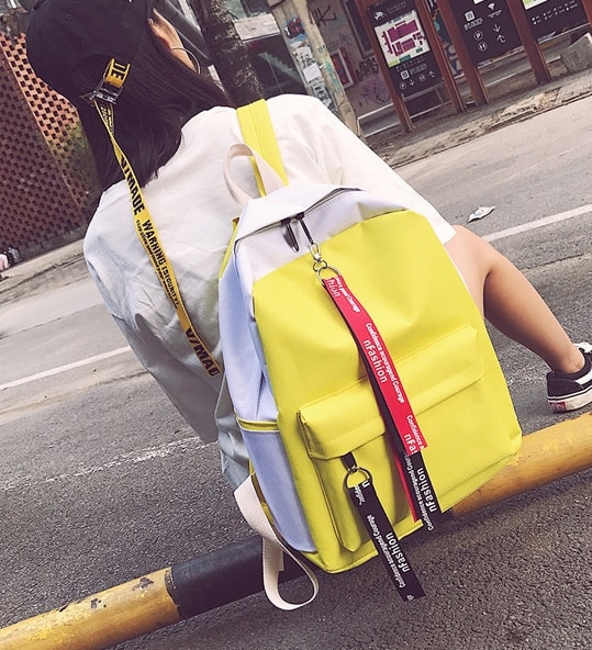 Colorful Trendy HP Backpack BG760 Yellow