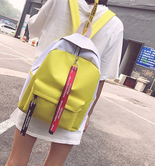 Colorful Trendy HP Backpack BG760 Yellow