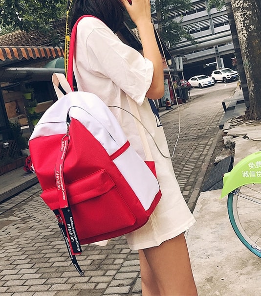 Colorful Trendy HP Backpack BG762 Red