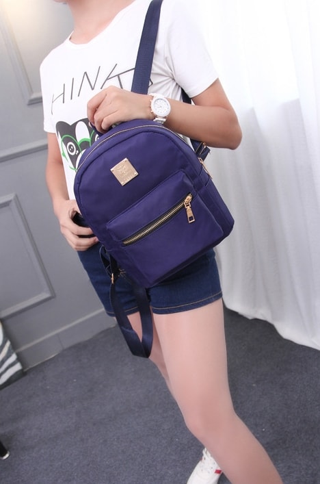 Cute Small Backpack Import BG763 Blue