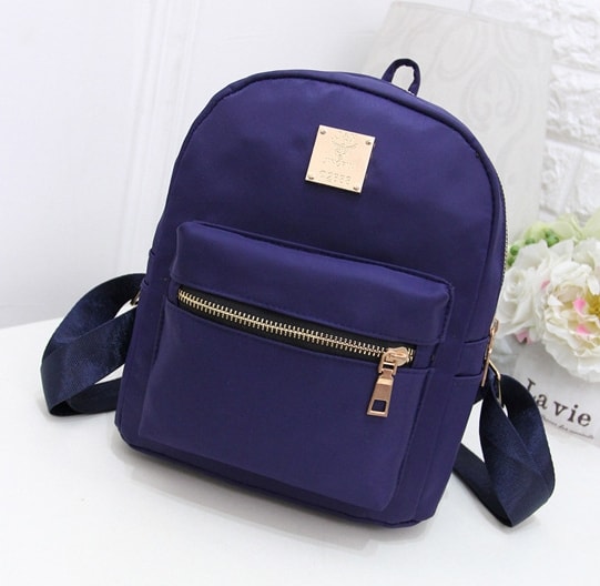 Cute Small Backpack Import BG763 Blue