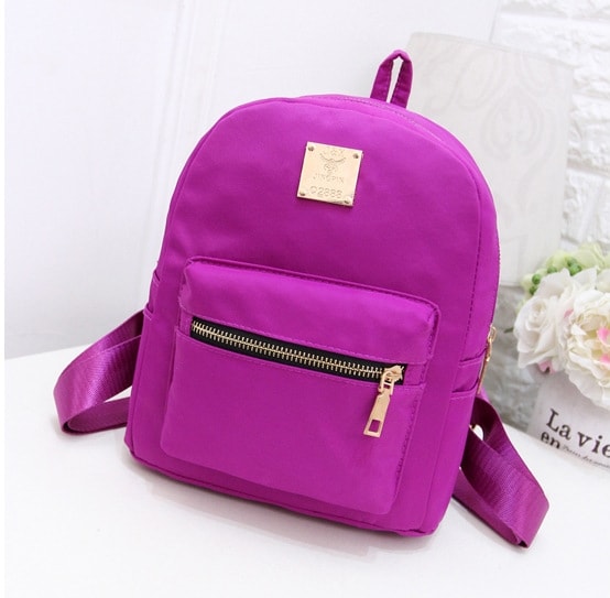 Cute Small Backpack Import BG765 Purple