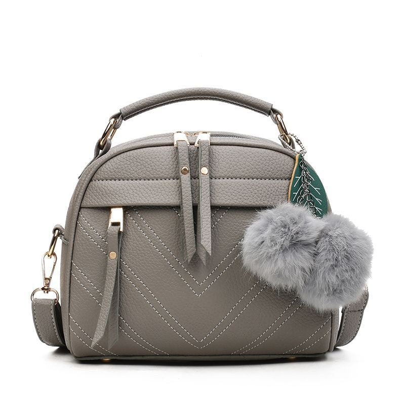 V Style Mini Hand Bag Korea Import BG769 Gray