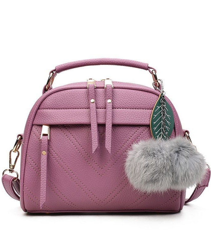 V Style Mini Hand Bag Korea Import BG771 Purple