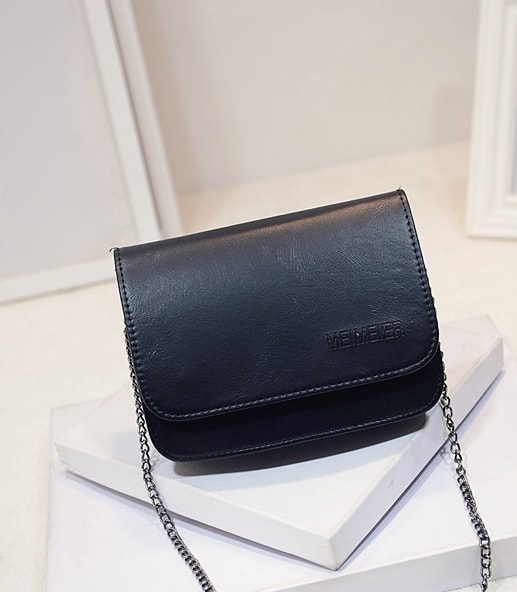 Minimalis Shoulder Bag Import BG773 Black