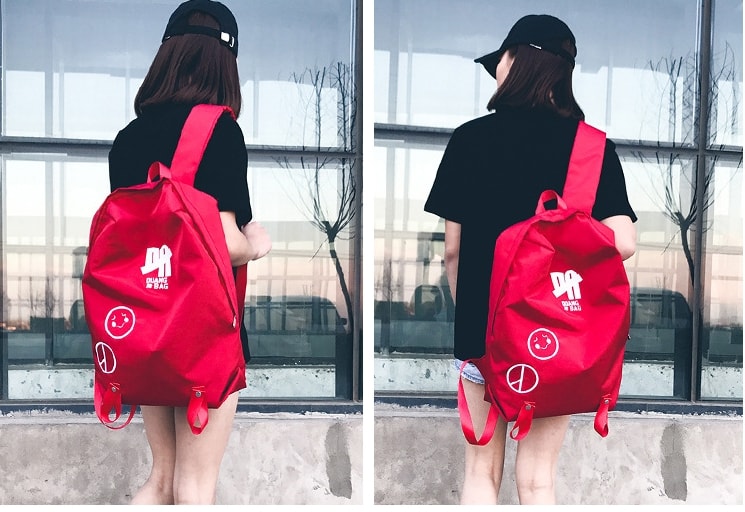 Tas Backpack Teenstyle Import BG775 Red