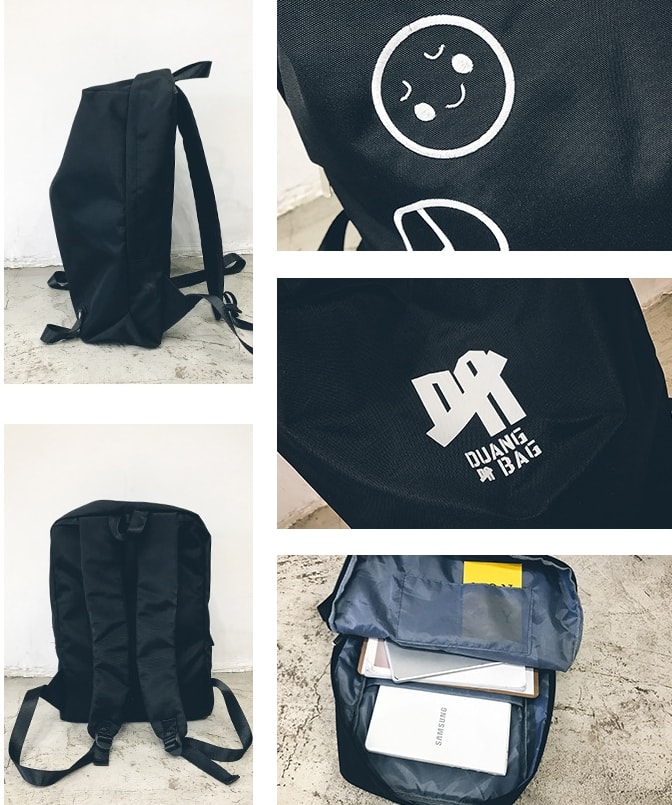 Tas Backpack Teenstyle Import BG777 Black